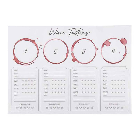 Wine Tasting Placemat