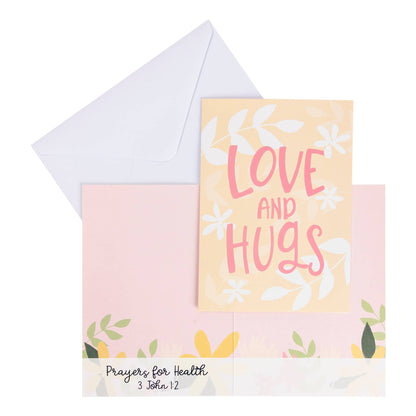 Divinity Boutique - Boxed Cards: 12CT Get Well - Yellow & Peach Floral