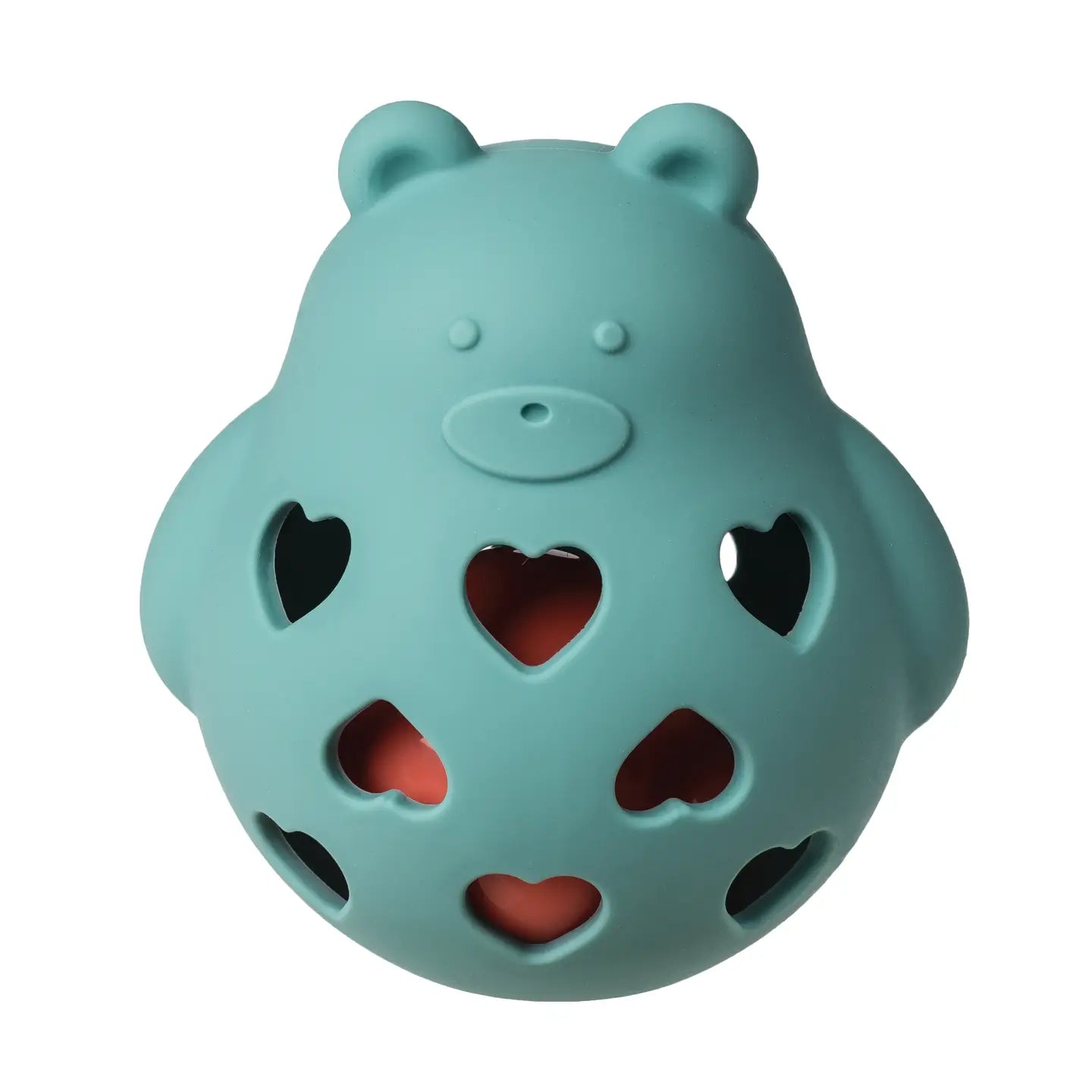 Sonajero Teddy Roly de silicona sencilla