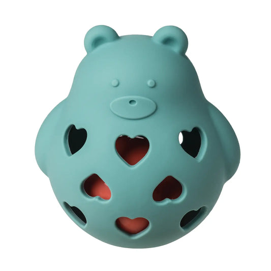 Sonajero Teddy Roly de silicona sencilla