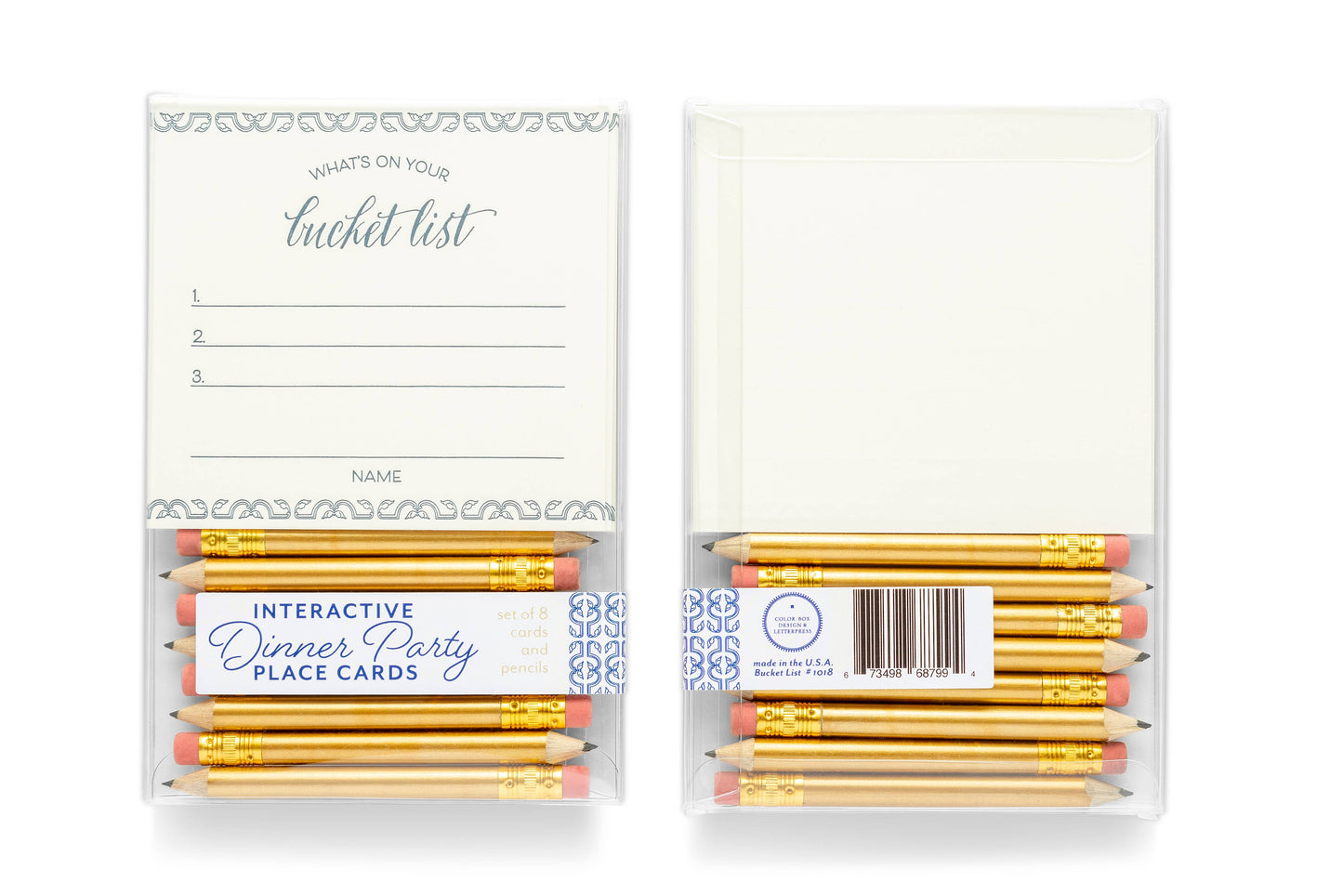 Tarjetas para marcar los puestos en una cena | Lista de deseos