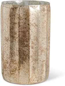 8.25-inch Matte Gold Speckled Container