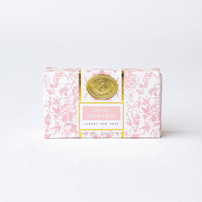 8 Oak Lane - Peony Grapefruit Wrapped Bar Soap