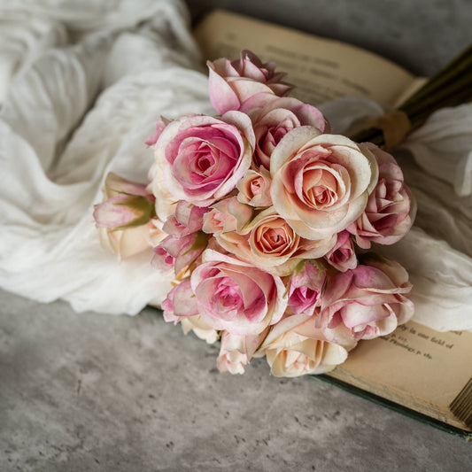 12" PINK MINI ROSE BUNDLE