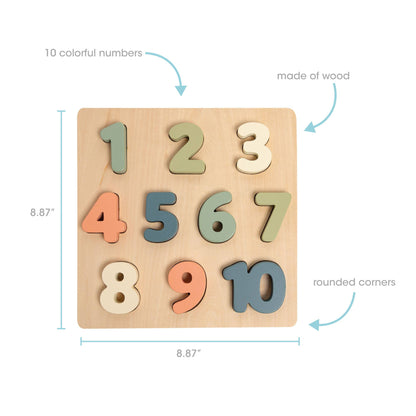 Wooden Numbers Puzzle