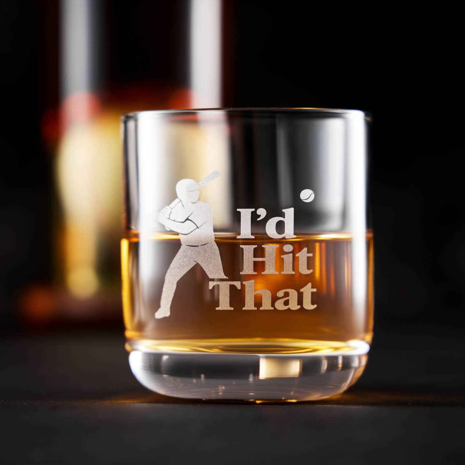 Baseball Whiskey Decanter Set - Funny Baseball Gifts for Men