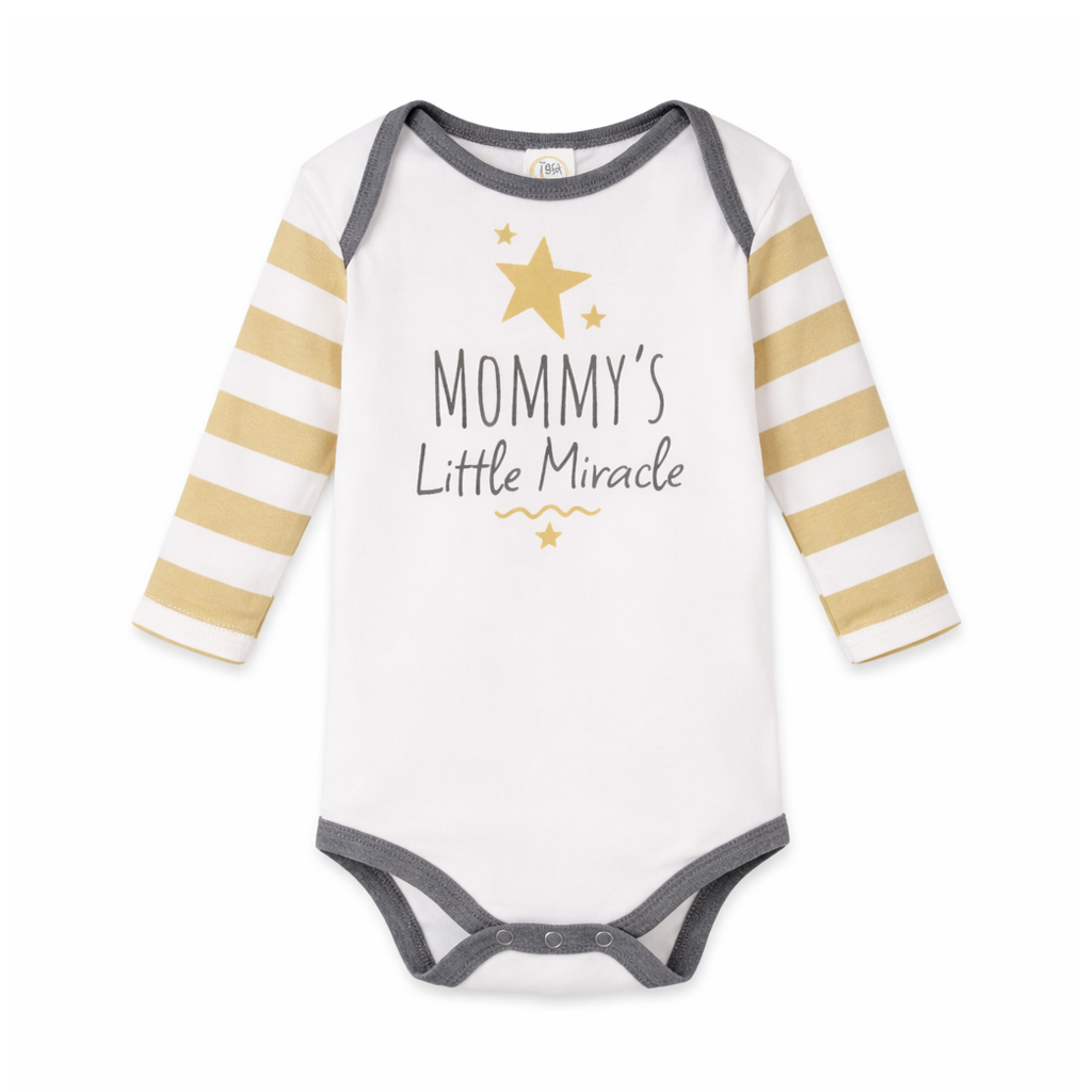 Mother’s & Father’s Day Baby Bodysuits |100% Cotton Rib: Daddy's MVP / 3-6M