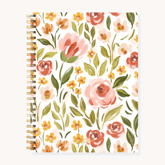 Elyse Breanne Design - Spring Garden Softcover Spiral Notebook