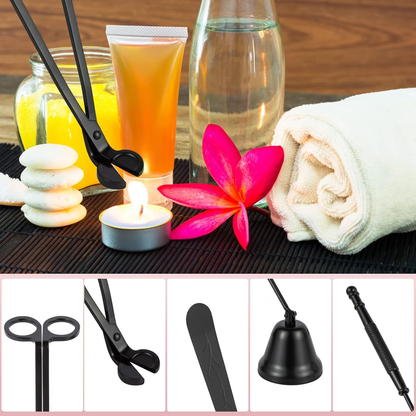 Candle Wick Trimmer Accessories Set for Care Kit- Gold