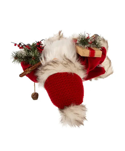 Kurt S. Adler, Inc. - 18"RED/WHITE SANTA W/GIFT BOX+BELLS