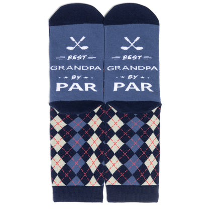Best Grandpa By Par Socks