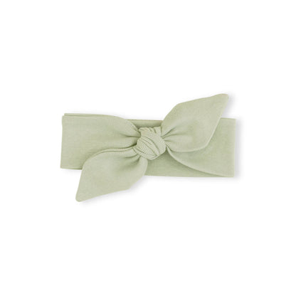 Baby Girl's Sage Green Cotton Headband