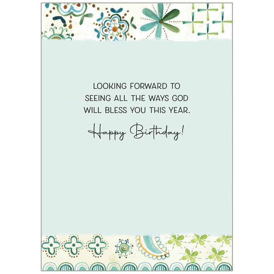 God Has Plans For You - Faith Birthday Card