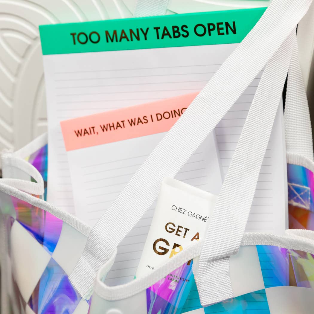 Chez Gagné - Wait, What Was I Doing? - Lined Notepad - Coral Pink - 65 perforated pages - 5x8