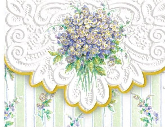 Violets Boxed Portfolio Note Card