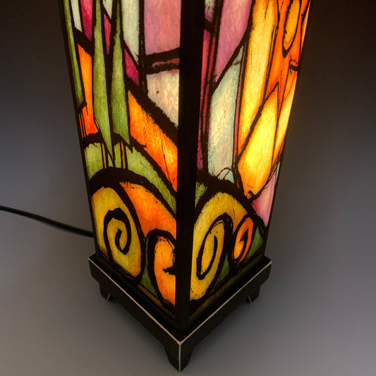Tree and Hill Lamp