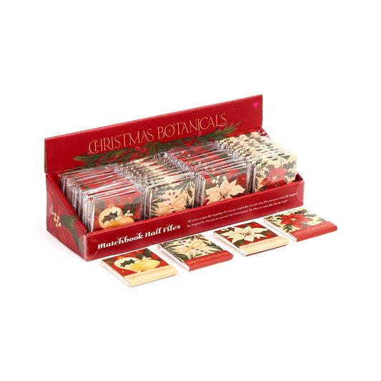Christmas Botanicals Matchbook Nail File assorted