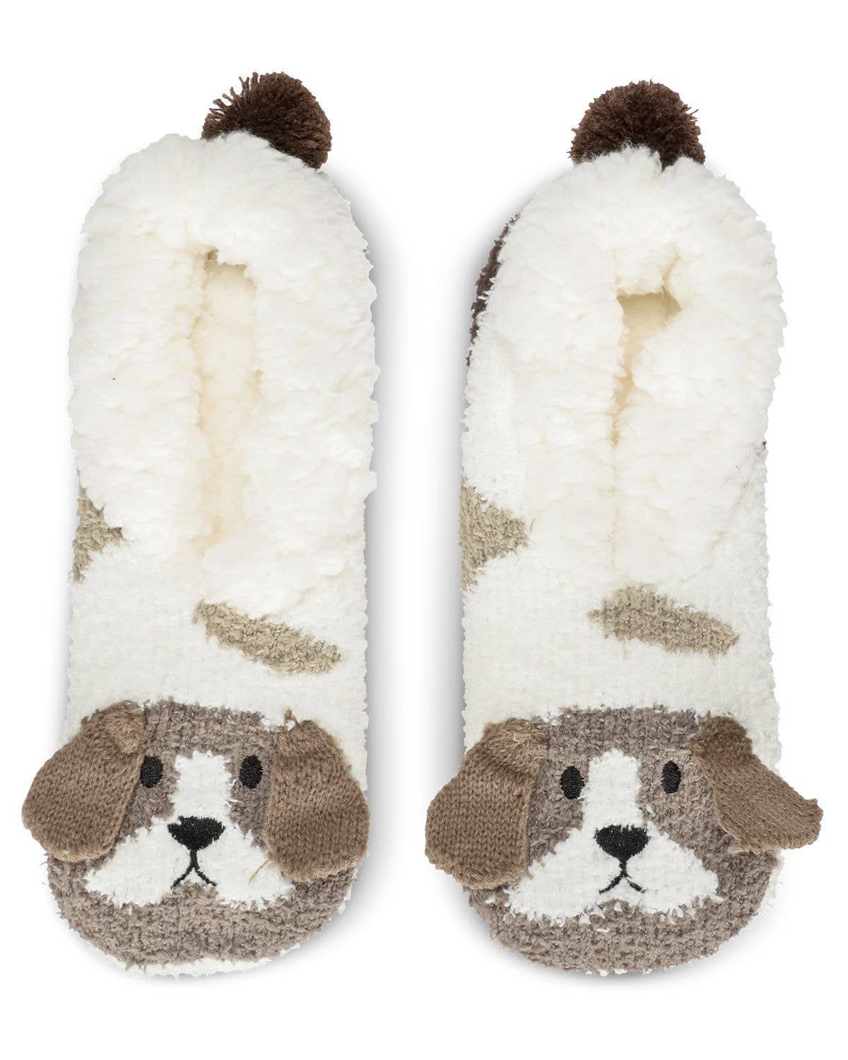 Infinity Classics International Inc. - Women's Puppy Embellished Plush Lined Slippers