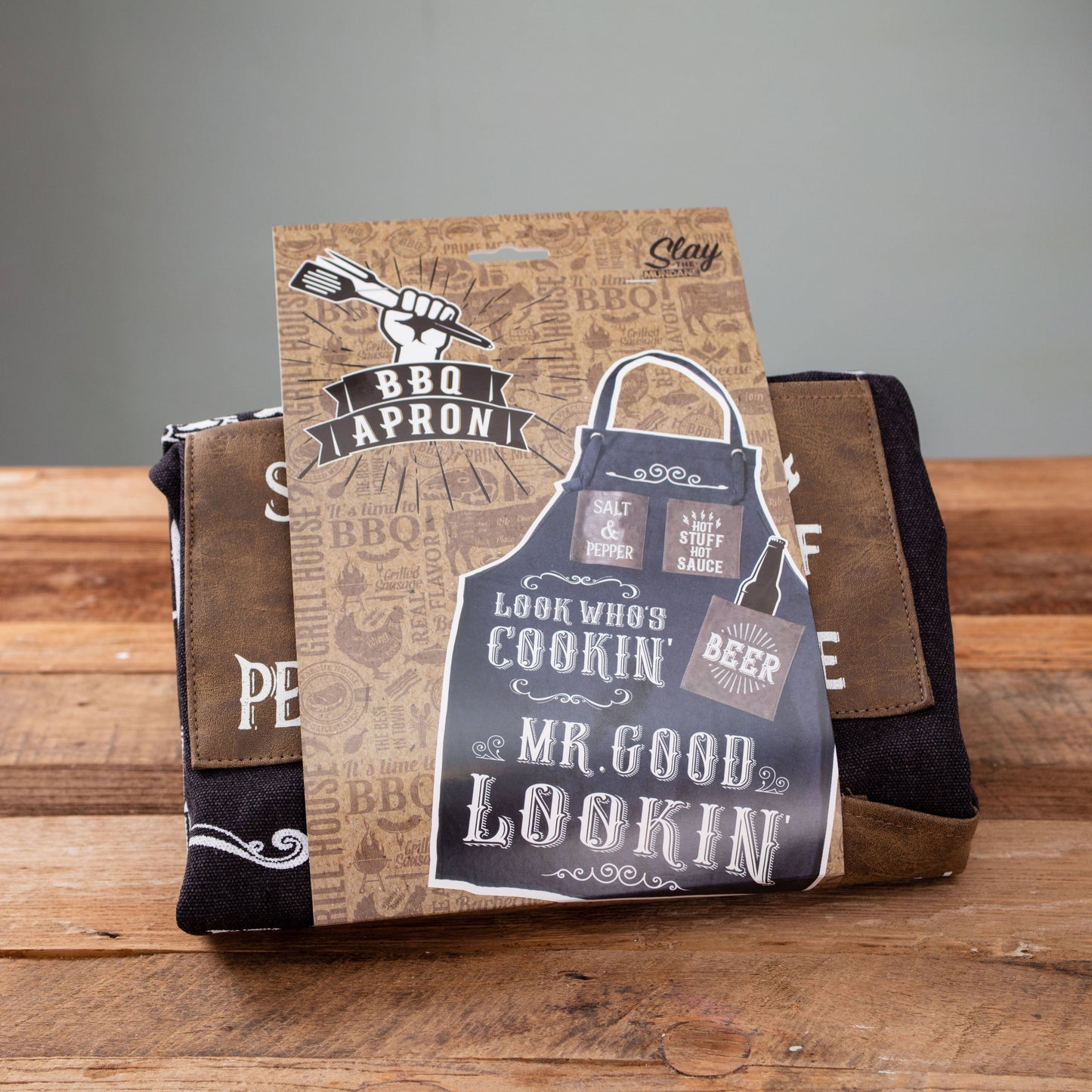 Mr. Good Lookin' Apron - Novelty BBQ Gift