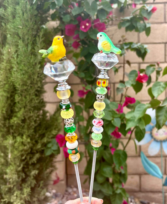 Small Bird Garden and Plant Stakes
