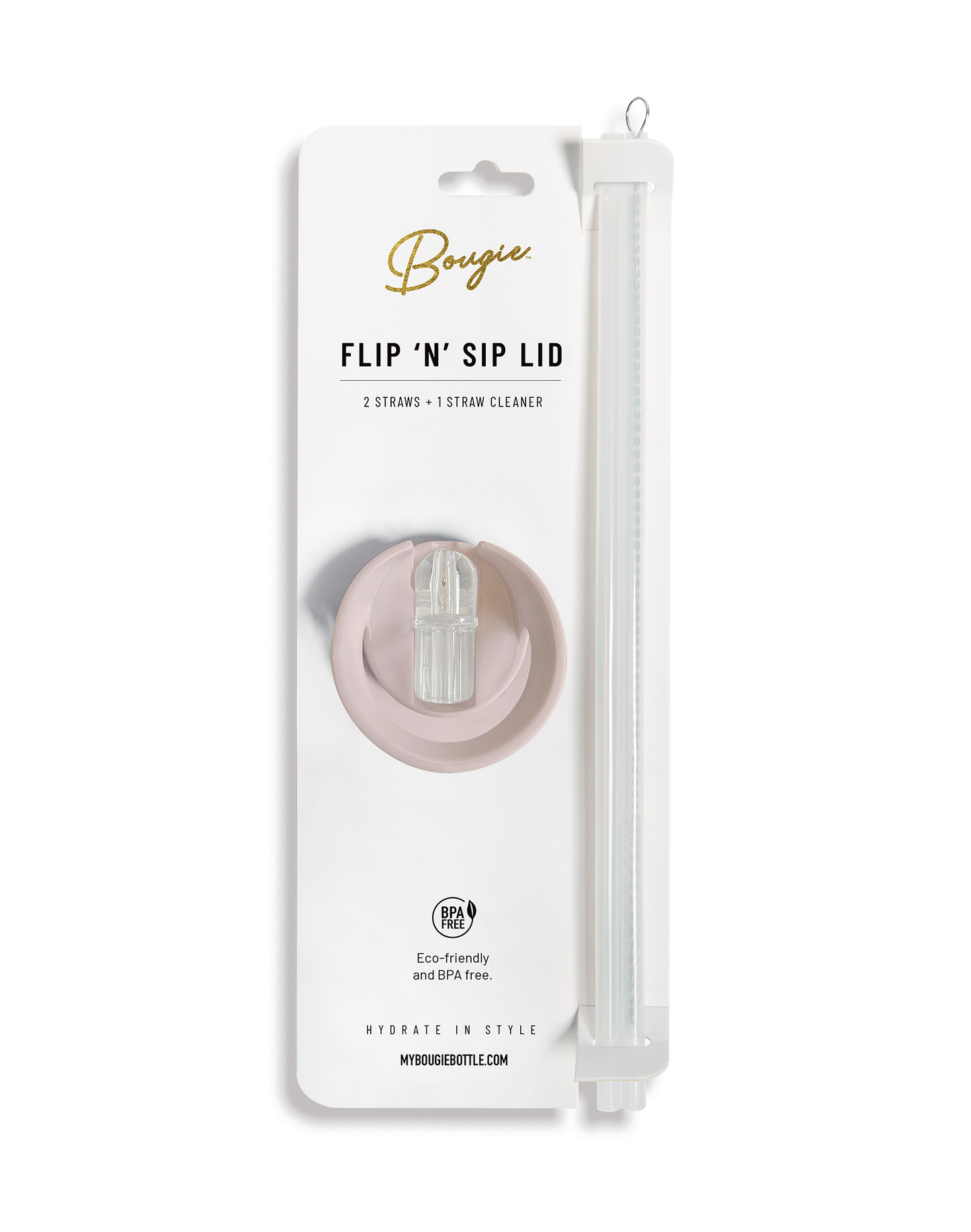 Replacement Flip ’N’ Sip Lid - Leak-Proof Handle with Straws