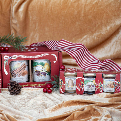 Savannah Bee Company - Muestra de miel batida navideña