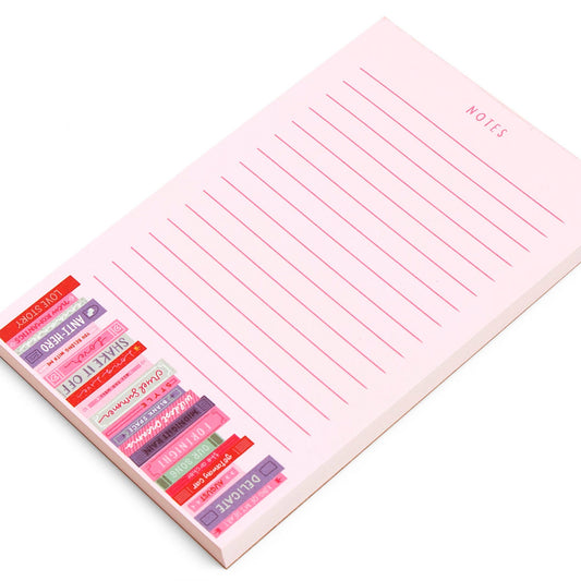 Book Tour Bookshelf 4x6 Notepad