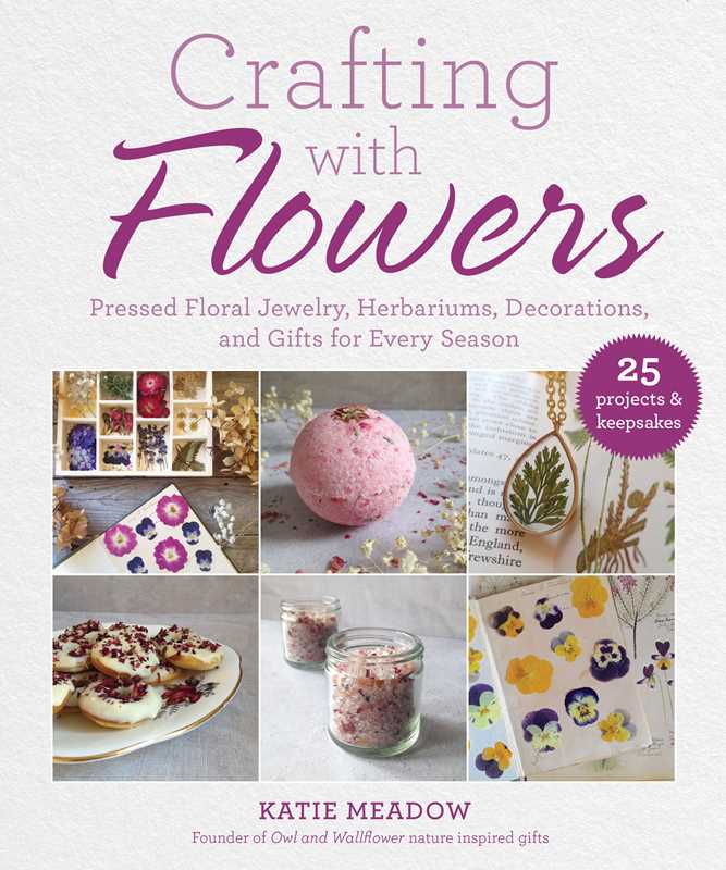 Simon &amp; Schuster - Manualidades con flores por Katie Meadow