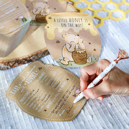Honey Bear 50pc Cardstock Baby Shower Game Set