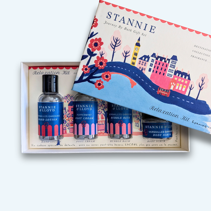 Bath Gift Set - London Relaxation Kit | 4 Items + Playlist