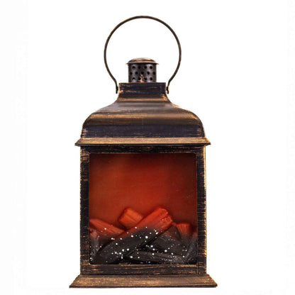 Gold Traditional Fireplace Lantern