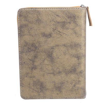 Divinity Boutique - Divine Details: Zippered Journal Brown Wings Of Eagles
