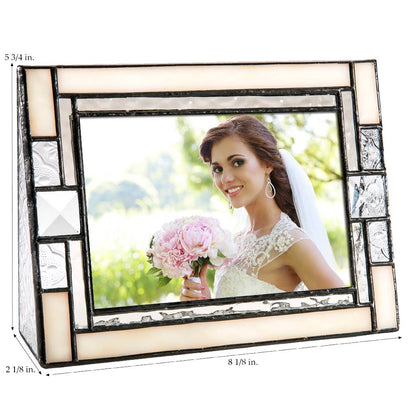 Ivory Opalescent Picture Frame