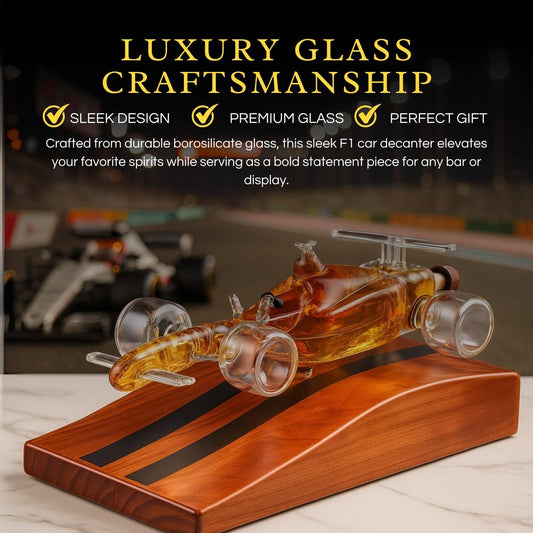 F1 Racecar Whiskey Decanter - 8.12oz -