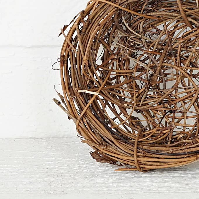 6" Twiggy Bird Nest-Natural-