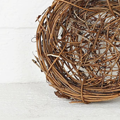 6" Twiggy Bird Nest-Natural-