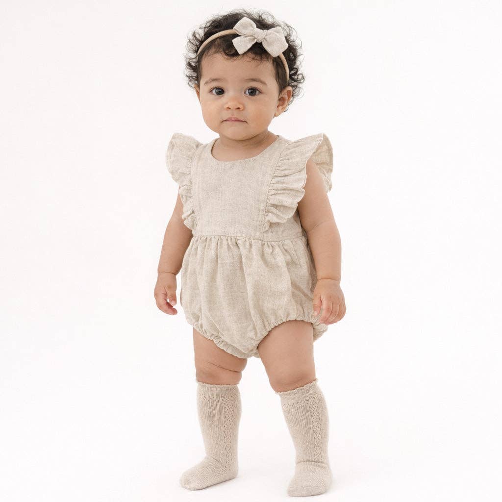 Gabriella Sleeveless Romper 3pc Set