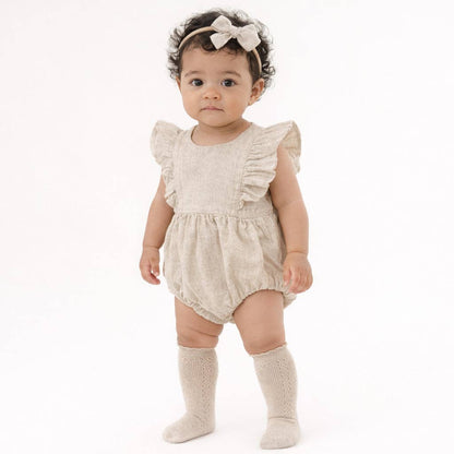 Gabriella Sleeveless Romper 3pc Set