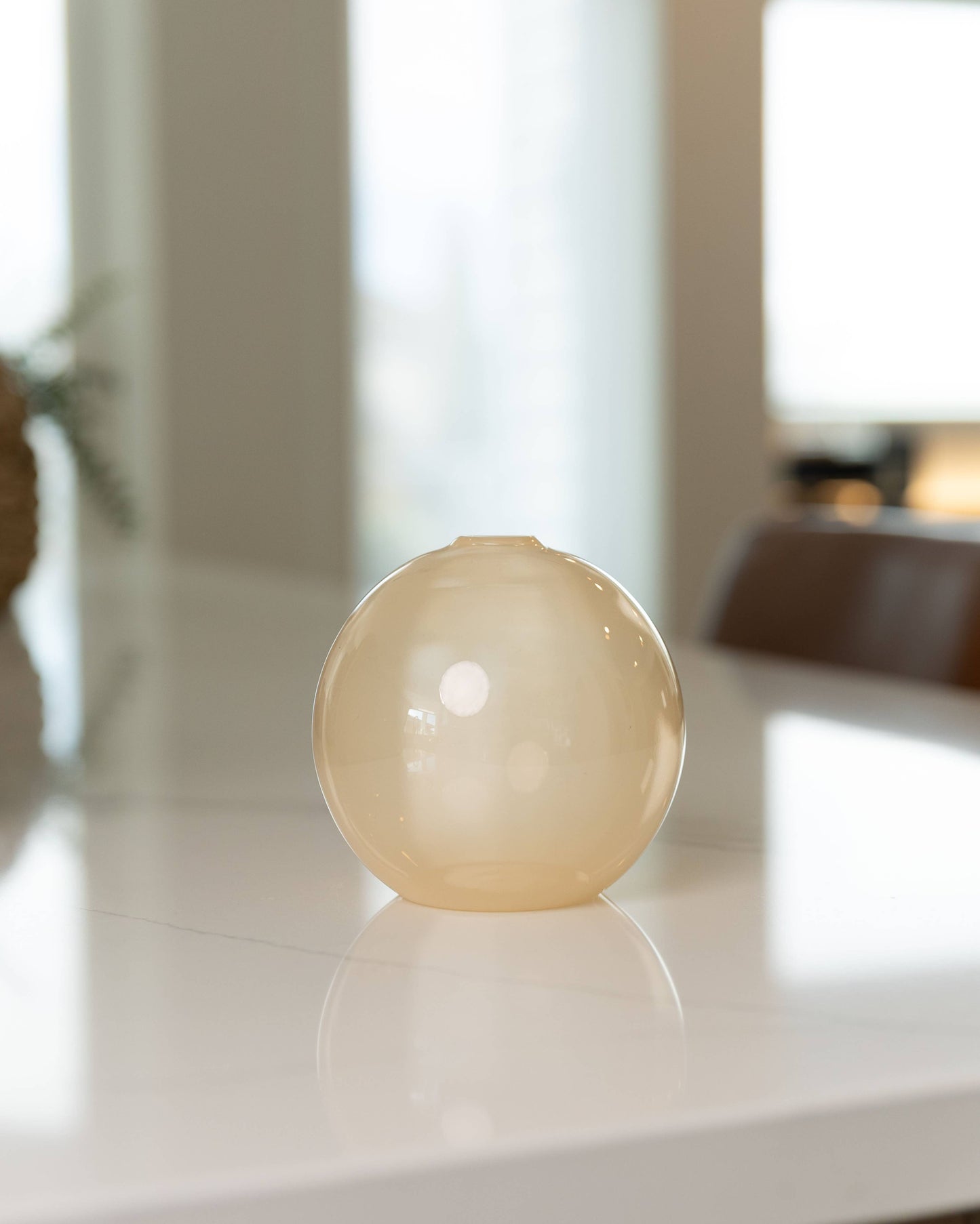 Neva Pampas Glass Vase for Everlasting Candles