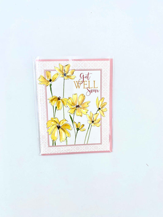 Get Well Soon Yellow Flowers