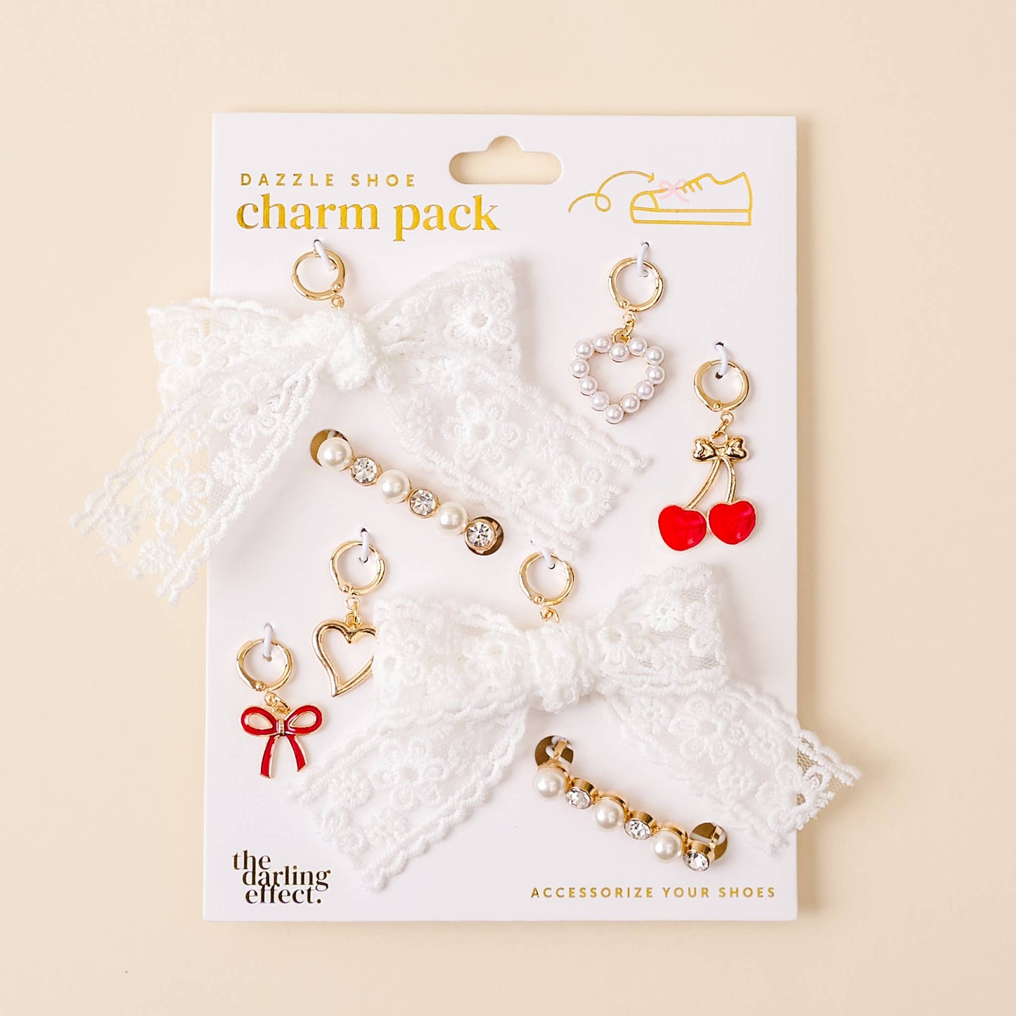 Dazzle Shoe Charm Pack-Cherry Twist