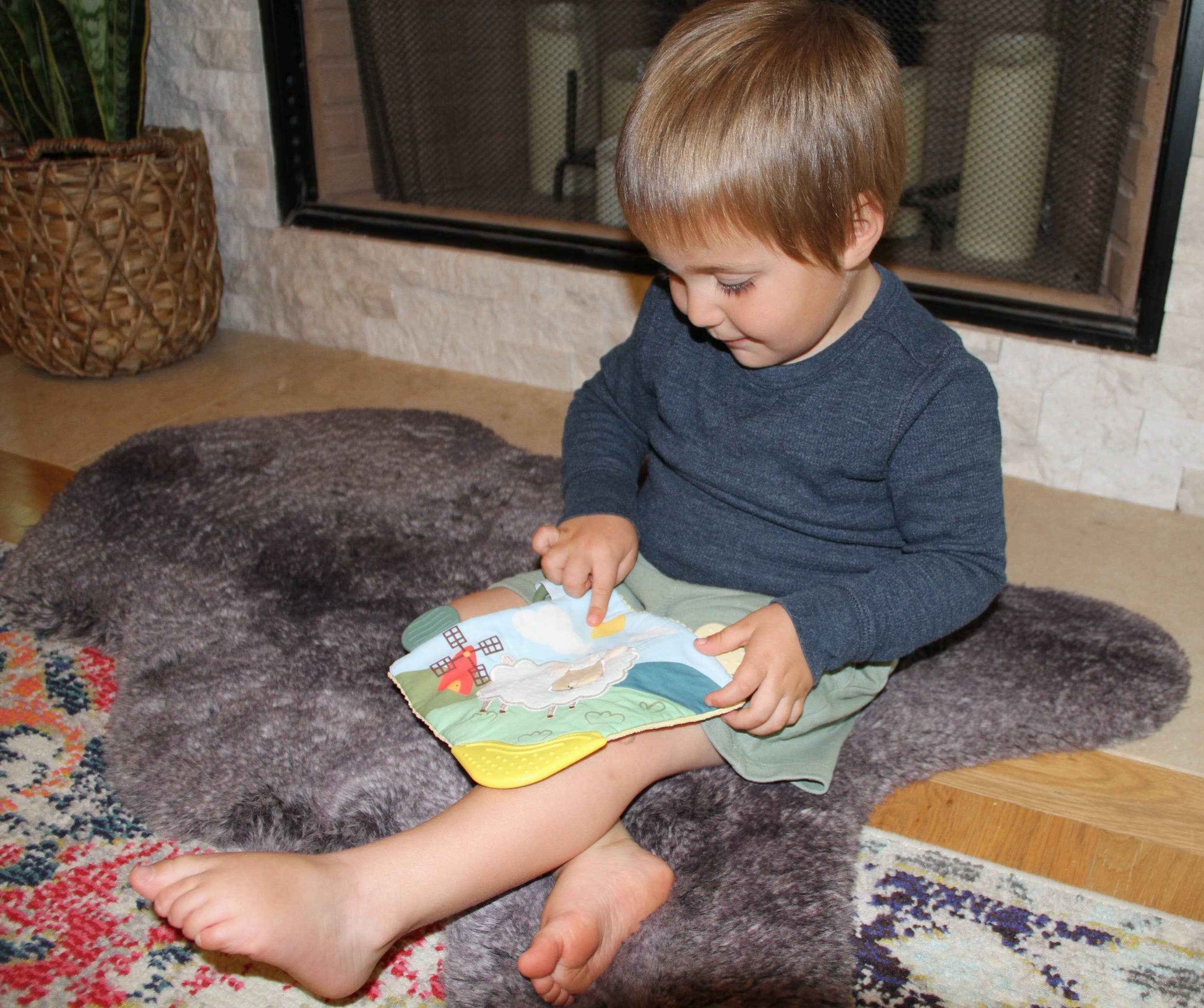 Sensory Blankie Basket