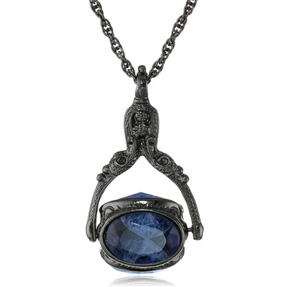 1928 Jewelry - 1928 Jewelry Vintage-Inspired Rotating 3 Sided Crystal