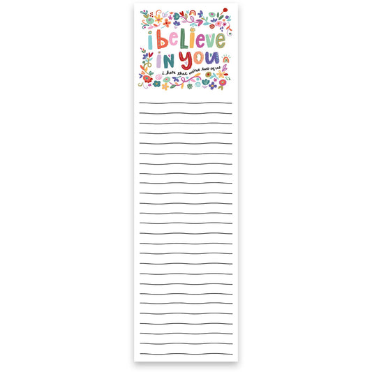 Believe In You List Pad