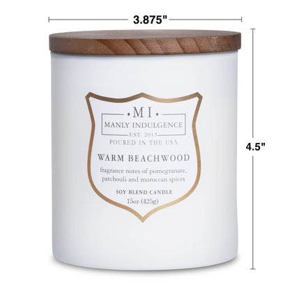 Manly Indulgence Signature Warm Beachwood, 15 oz
