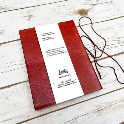 The Future Belongs, Eleanor Roosevelt Leather Journal - 8x6