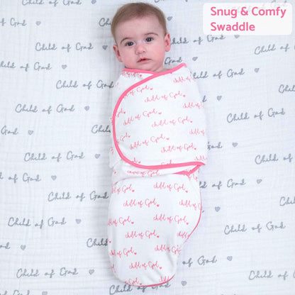 LollyBanks - Child of God - Pink Swaddle Sack