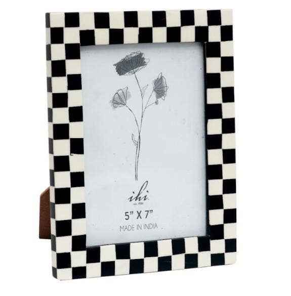 Checkered Picture Frame 5x7