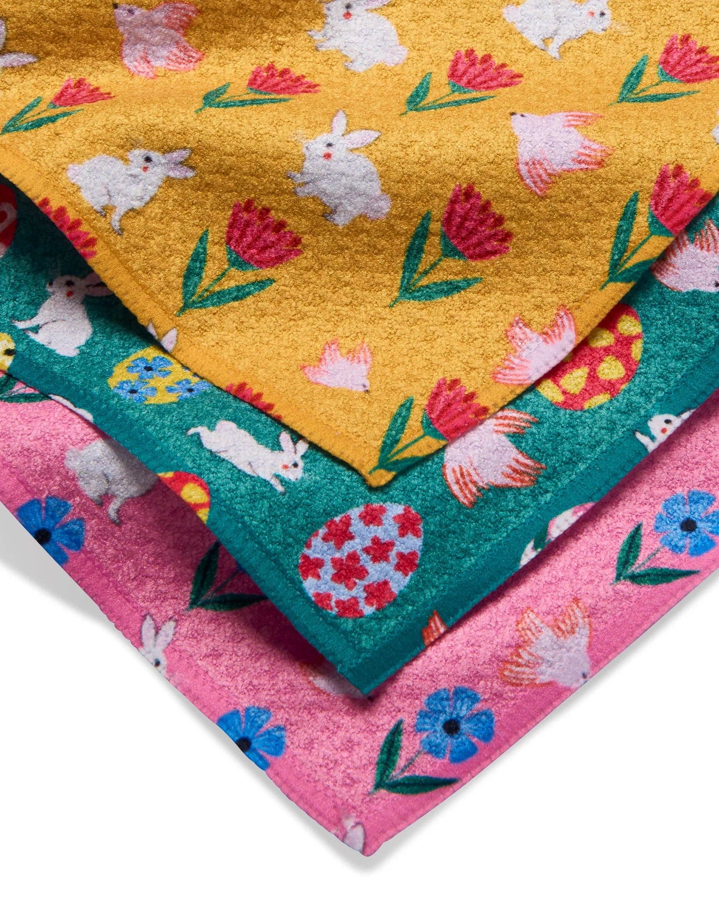 Floral Easter Parade Dishcloth Set