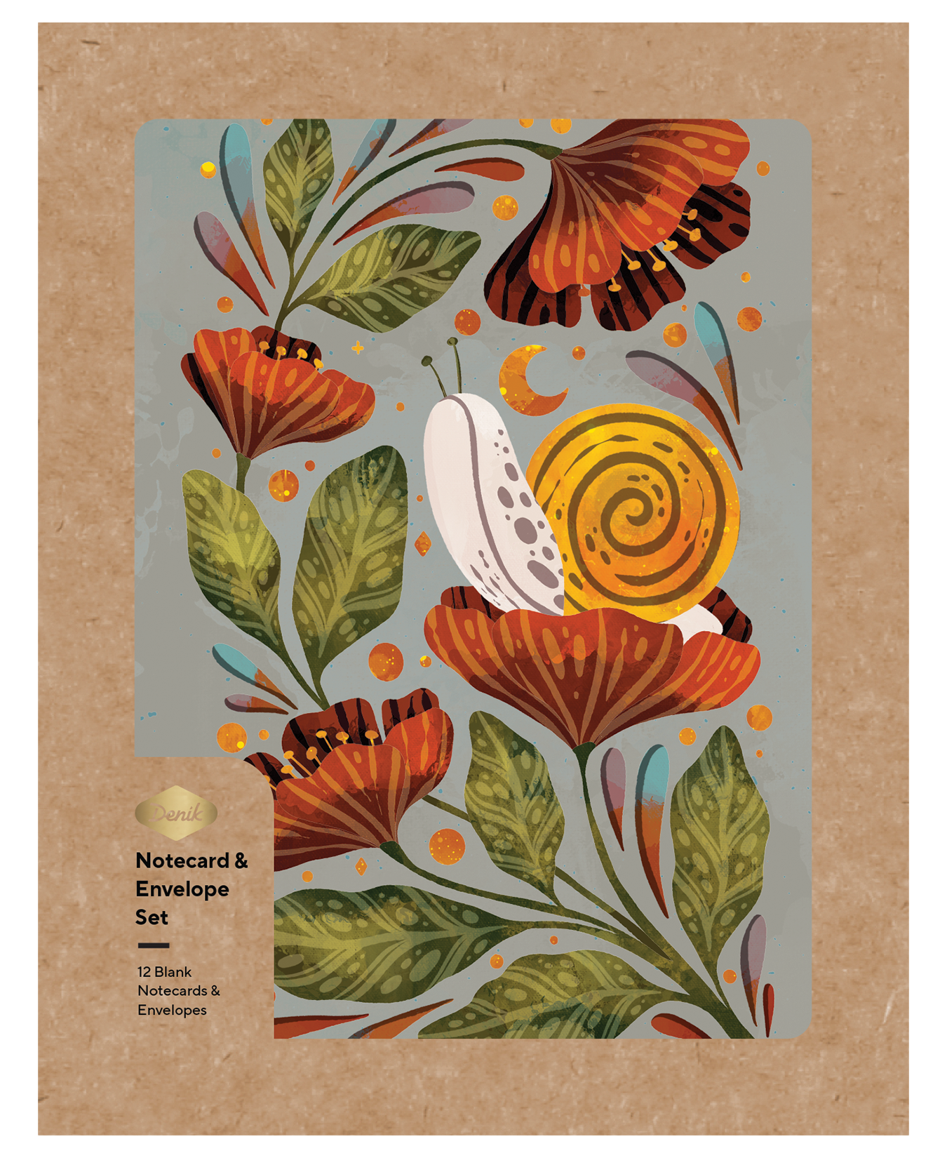 Moonlight Snail Notecards